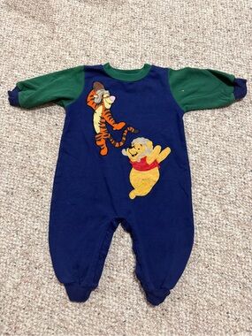 Winnie the Pooh & Tigger football baby  One-Piece